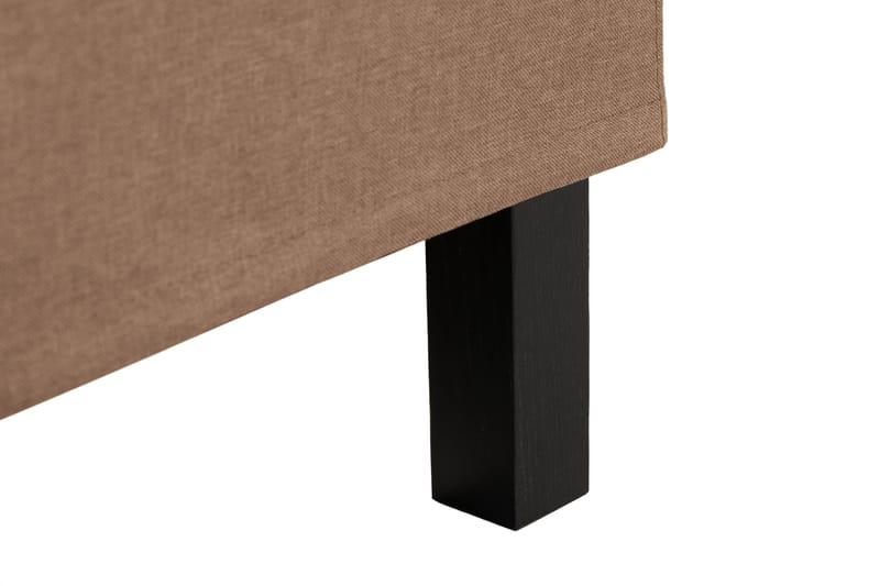 Sängpaket Nayaka 210x210 Skummadrass - Djuphäftad gavel Brun - Möbler - Säng - Kontinentalsäng