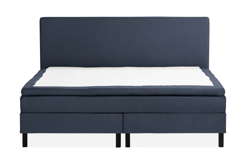 Sängpaket Nayaka 210x210 Skummadrass - Slät gavel Blå - Möbler - Säng - Kontinentalsäng