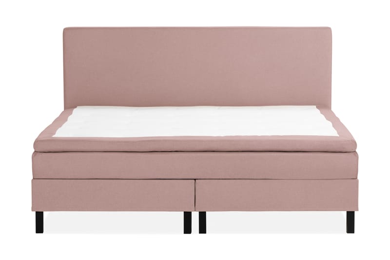 Sängpaket Nayaka 210x210 Skummadrass - Slät gavel Rosa - Möbler - Säng - Kontinentalsäng