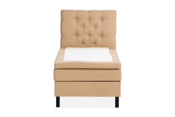 Djuphäftad sänggavel - Beige