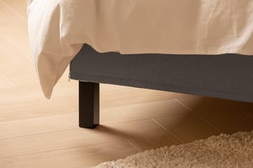 Sängpaket Nayaka 90x200 Latexmadrass - Djuphäftad gavel Grå - Möbler - Säng - Kontinentalsäng
