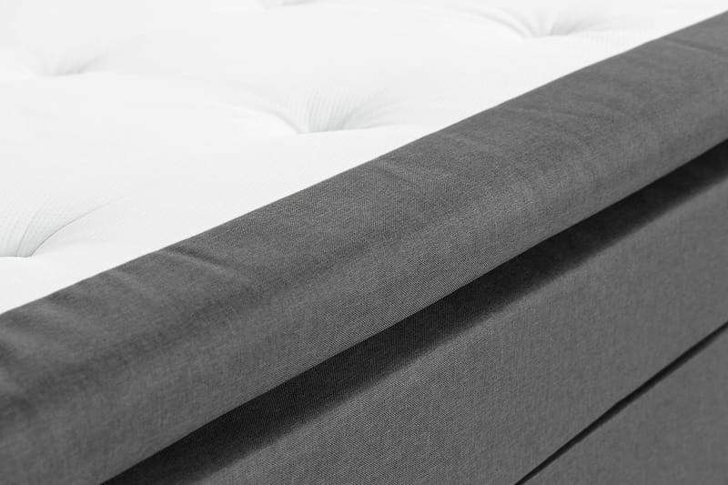 Sängpaket Nayaka 90x200 Latexmadrass - Slät gavel Mörkgrå - Möbler - Säng - Kontinentalsäng