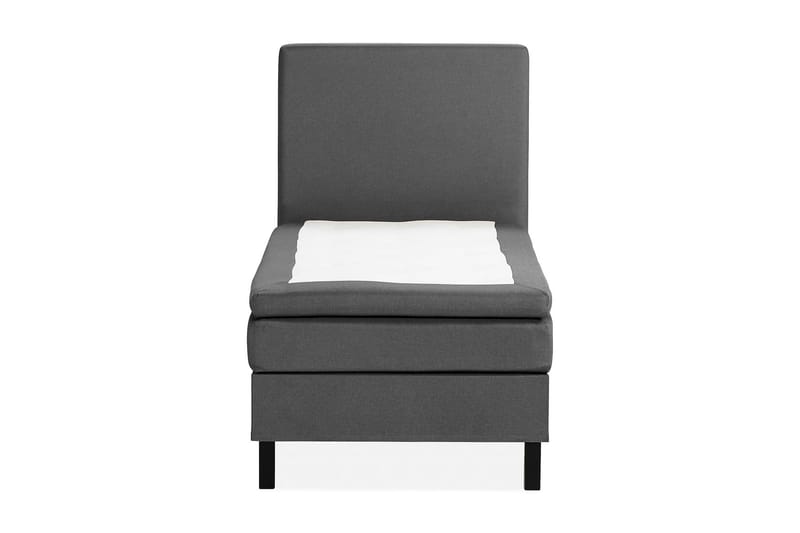 Sängpaket Nayaka 90x200 Latexmadrass - Slät gavel Mörkgrå - Möbler - Säng - Kontinentalsäng