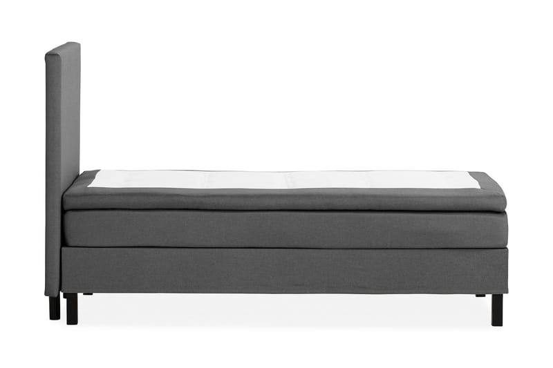 Sängpaket Nayaka 90x200 Latexmadrass - Slät gavel Mörkgrå - Möbler - Säng - Kontinentalsäng