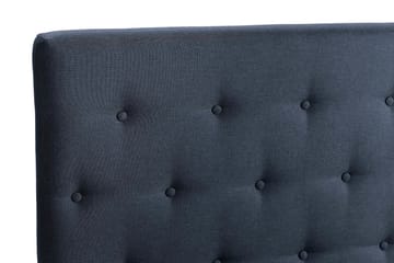 Sängpaket Nayaka 90x200 Memorymadrass - Knappad gavel Blå - Möbler - Säng - Kontinentalsäng