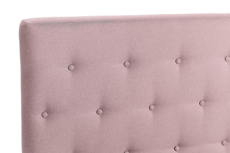 Sängpaket Nayaka 90x200 Memorymadrass - Knappad gavel Rosa - Möbler - Säng - Kontinentalsäng