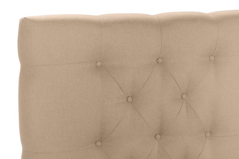 Sängpaket Nayaka 90x200 Skummadrass - Djuphäftad gavel Beige - Möbler - Säng - Kontinentalsäng