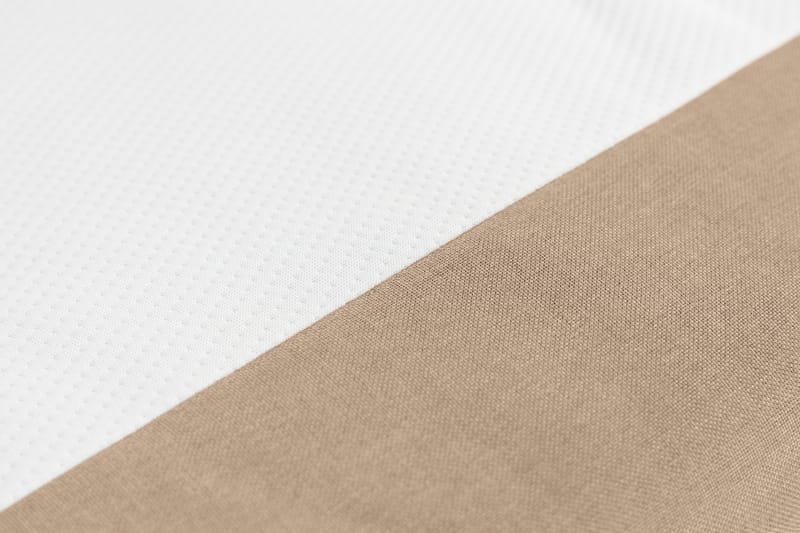 Sängpaket Nayaka 90x200 Skummadrass - Djuphäftad gavel Beige - Möbler - Säng - Kontinentalsäng