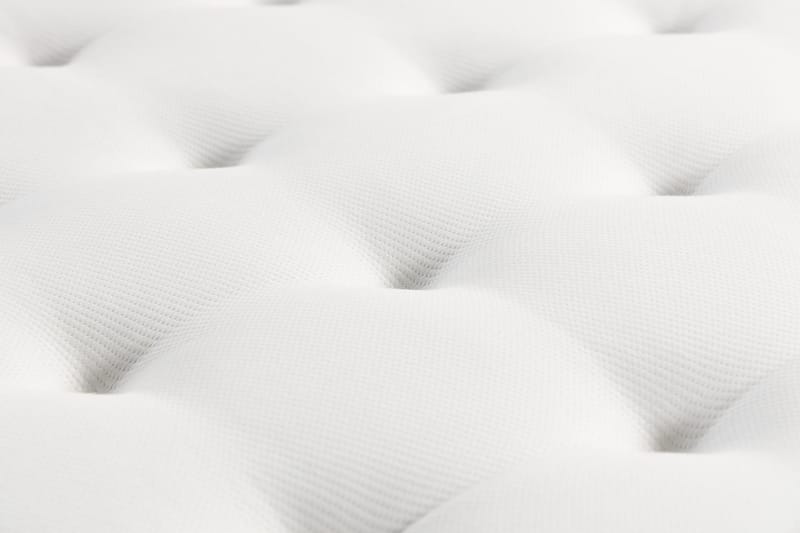 Sängpaket Oslo Lyx Boucle 140x200 Djuphäftad gavel - Ljusbeige - Möbler - Säng - Kontinentalsäng