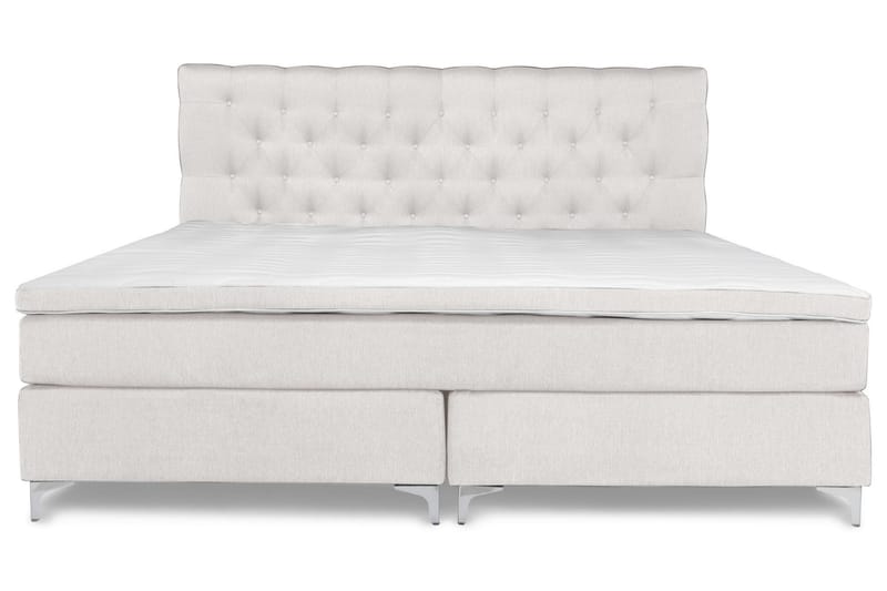 Sängpaket Relax Premium 210x210 Medium/Medium Elastiskt Skum - Beige - Möbler - Säng - Kontinentalsäng