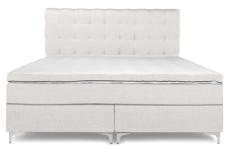 Sängpaket Relax Premium 180x200 Fast/Medium Elastiskt Skum - Beige - Kontinentalsäng - Dubbelsäng - Komplett sängpaket