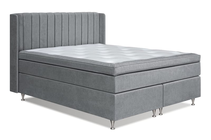 Sängpaket Paraiso Kontinentalsäng Fast/Medium - 180x200 cm Grå (+Fler val) - Möbler - Säng - Kontinentalsäng