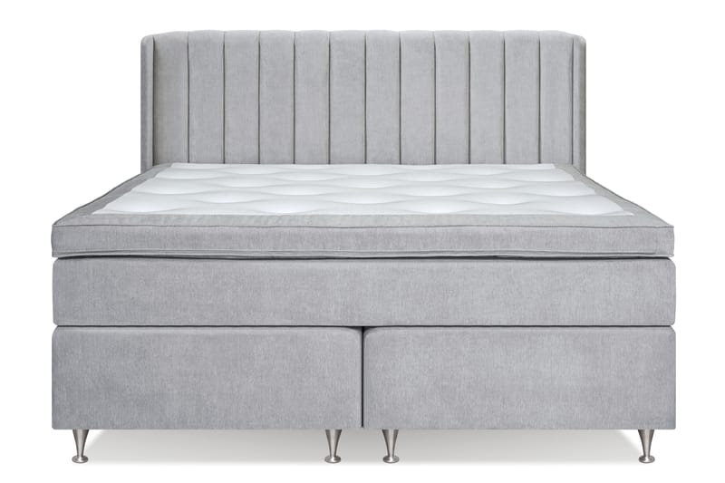 Sängpaket Paraiso Kontinentalsäng Fast - 180x200 cm Ljusgrå (+Fler val) - Möbler - Säng - Kontinentalsäng