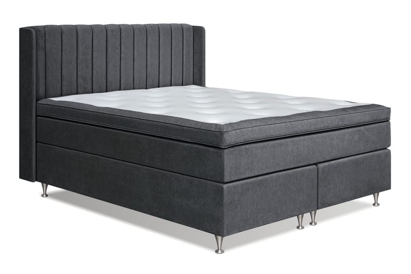 Sängpaket Paraiso Kontinentalsäng Fast - 180x200 cm Mörkgrå (+Fler val) - Möbler - Säng - Kontinentalsäng