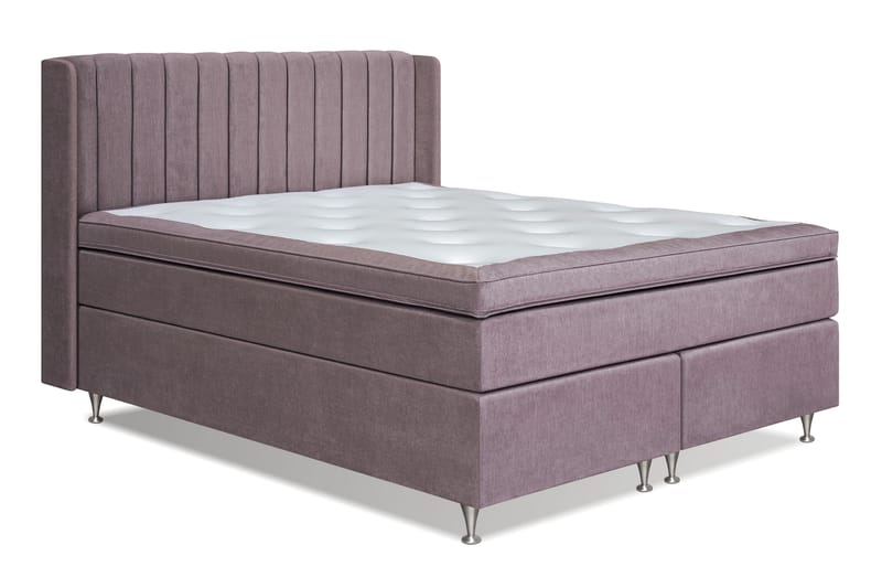 Sängpaket Paraiso Kontinentalsäng Fast - 180x200 cm Mörkrosa (+Fler val) - Möbler - Säng - Kontinentalsäng