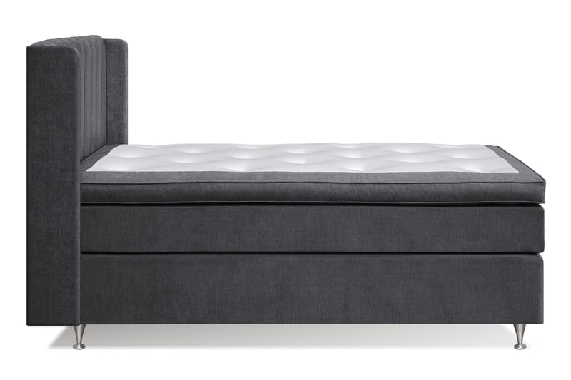 Sängpaket Paraiso Kontinentalsäng Medium - 140x200 cm Mörkgrå (+Fler val) - Möbler - Säng - Kontinentalsäng