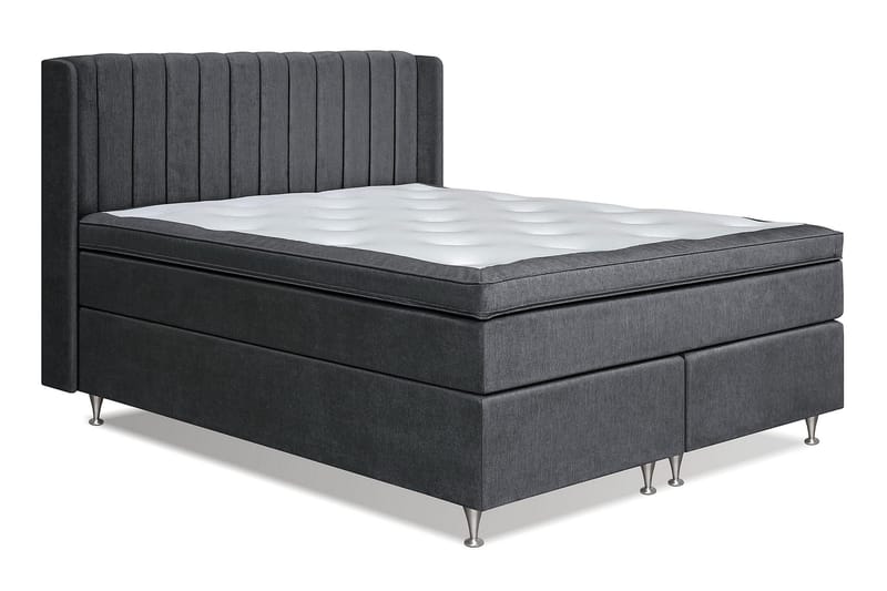 Sängpaket Paraiso Kontinentalsäng Fast - 180x200 cm Mörkgrå (+Fler val) - Möbler - Säng - Kontinentalsäng