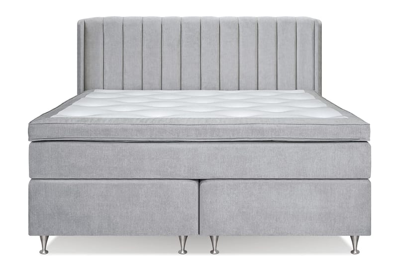 Sängpaket Paraiso Kontinentalsäng Fast - 180x200 cm Ljusgrå (+Fler val) - Möbler - Säng - Kontinentalsäng