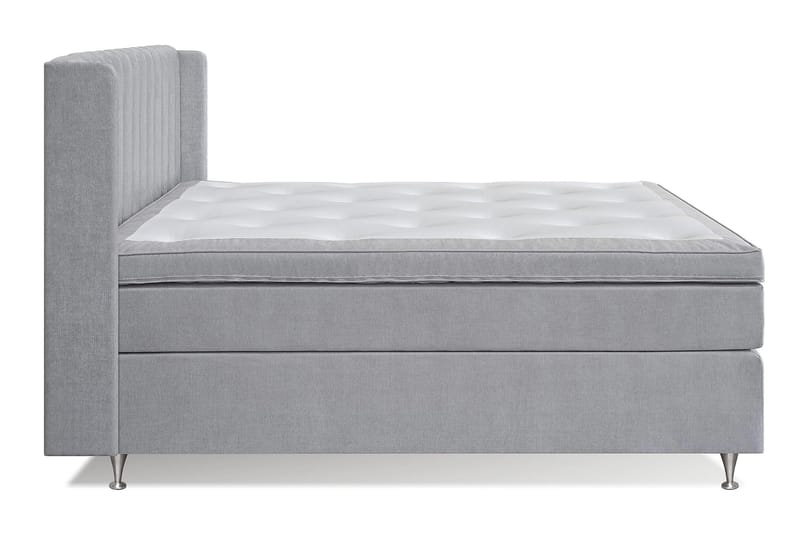 Sängpaket Paraiso Kontinentalsäng Fast - 180x200 cm Ljusgrå (+Fler val) - Möbler - Säng - Kontinentalsäng