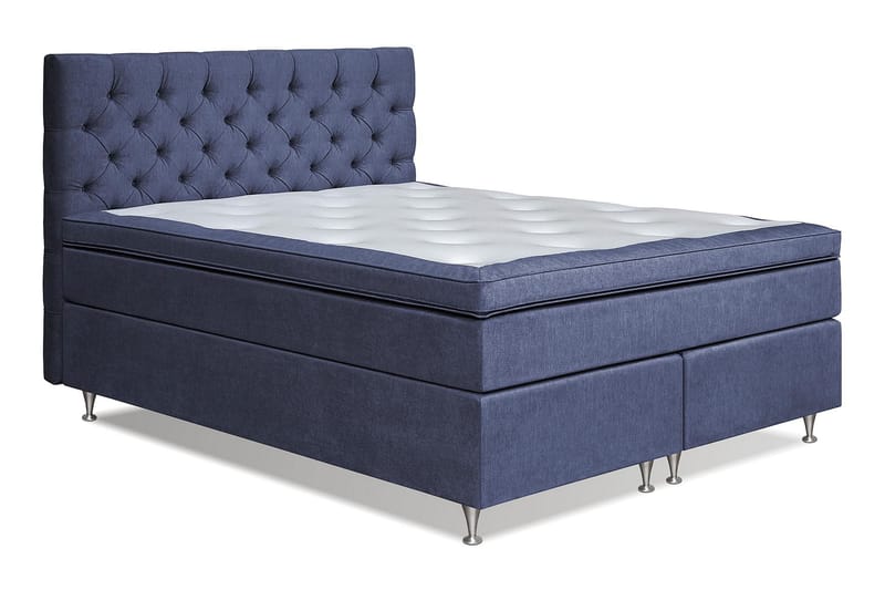 Sängpaket Paraiso Kontinentalsäng Medium - 160x200 cm Mörkblå (+Fler val) - Möbler - Säng - Kontinentalsäng