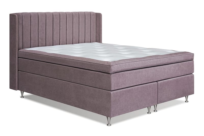 Sängpaket Paraiso Kontinentalsäng Fast - 180x200 cm Mörkrosa (+Fler val) - Möbler - Säng - Kontinentalsäng