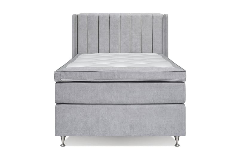 Sängpaket Paraiso Kontinentalsäng Medium - 120x200 cm Ljusgrå (+Fler val) - Möbler - Säng - Kontinentalsäng