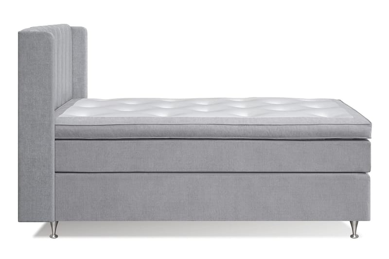 Sängpaket Paraiso Kontinentalsäng Medium - 120x200 cm Ljusgrå (+Fler val) - Kontinentalsäng - Komplett sängpaket