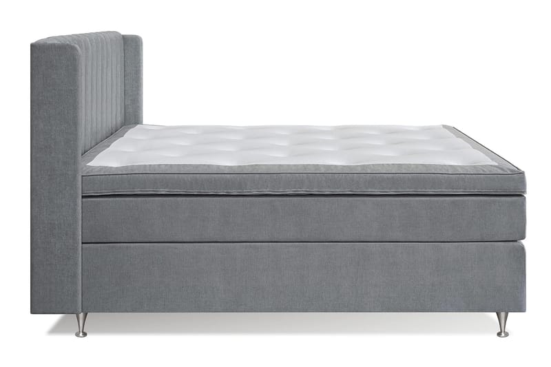 Sängpaket Paraiso Kontinentalsäng Fast/Medium - 180x200 cm Grå (+Fler val) - Kontinentalsäng - Komplett sängpaket