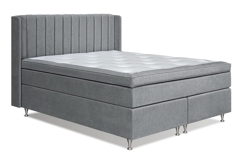 Sängpaket Paraiso Kontinentalsäng Fast/Medium - 180x200 cm Grå (+Fler val) - Möbler - Säng - Kontinentalsäng