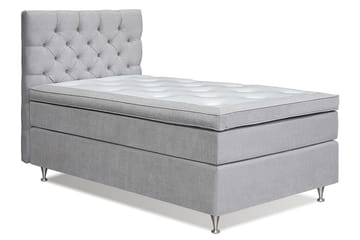 Sängpaket Paraiso Kontinentalsäng Fast - 120x200 cm Ljusgrå (+Fler val) - Möbler - Säng - Kontinentalsäng