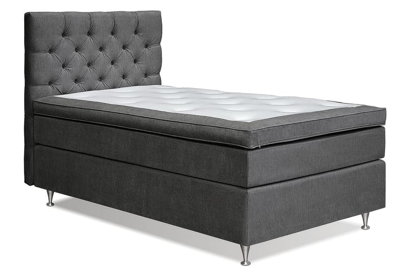Sängpaket Paraiso Kontinentalsäng Fast - 120x200 cm Mörkgrå (+Fler val) - Möbler - Säng - Kontinentalsäng