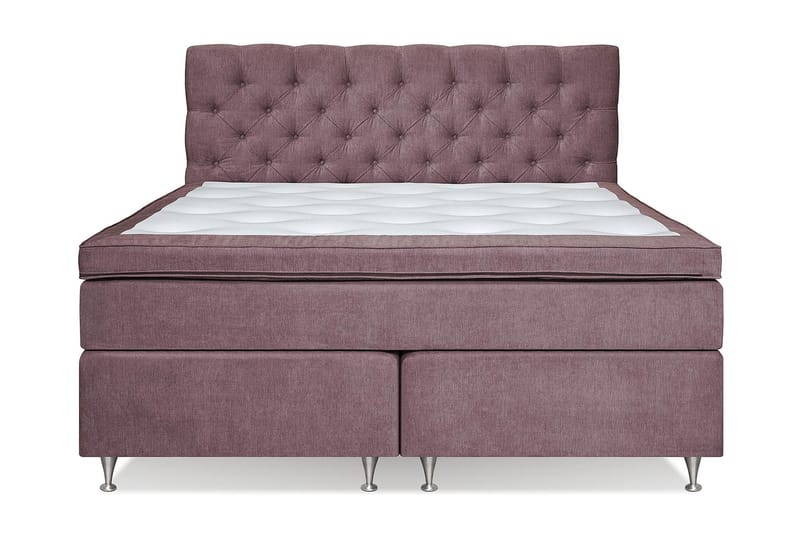 Sängpaket Paraiso Kontinentalsäng Medium - 160x200 cm Mörkrosa (+Fler val) - Möbler - Säng - Kontinentalsäng