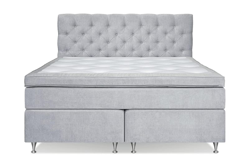 Sängpaket Paraiso Kontinentalsäng Medium - 160x200 cm Ljusgrå (+Fler val) - Möbler - Säng - Kontinentalsäng