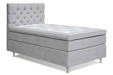 Sängpaket Paraiso Kontinentalsäng Fast - 140x200 cm Ljusgrå (+Fler val) - Möbler - Säng - Kontinentalsäng