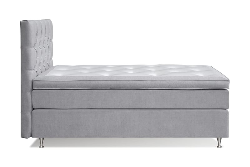 Sängpaket Paraiso Kontinentalsäng Fast - 105x200 cm Ljusgrå (+Fler val) - Möbler - Säng - Kontinentalsäng