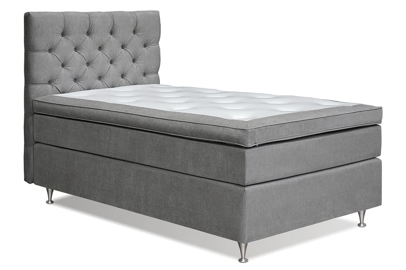 Sängpaket Paraiso Kontinentalsäng Medium - 105x200 cm Grå (+Fler val) - Kontinentalsäng - Komplett sängpaket