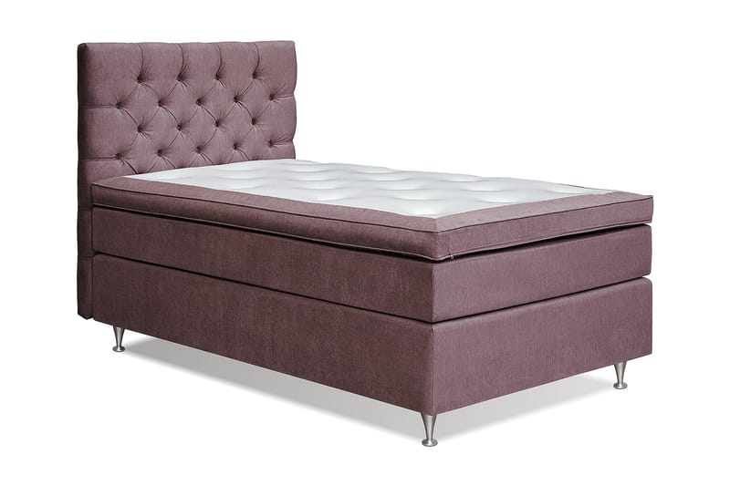 Sängpaket Paraiso Kontinentalsäng Medium - 105x200 cm Mörkrosa (+Fler val) - Möbler - Säng - Kontinentalsäng