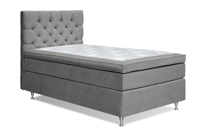 Sängpaket Paraiso Kontinentalsäng Medium - 120x200 cm Grå (+Fler val) - Kontinentalsäng - Komplett sängpaket