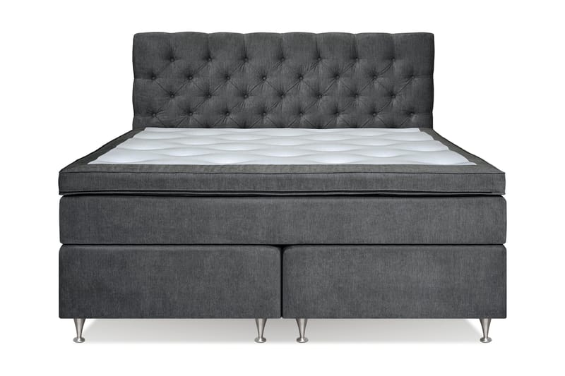 Sängpaket Paraiso Kontinentalsäng Fast - 160x200 cm Mörkgrå (+Fler val) - Möbler - Säng - Kontinentalsäng