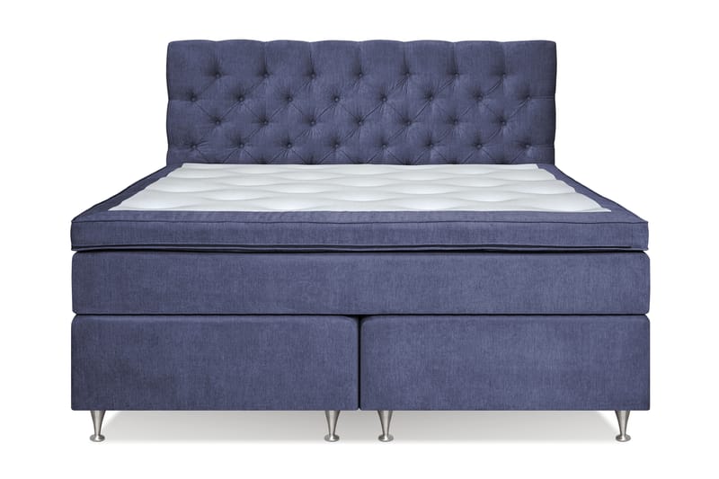 Sängpaket Paraiso Kontinentalsäng Fast/Medium - 160x200 cm Mörkblå (+Fler val) - Möbler - Säng - Kontinentalsäng