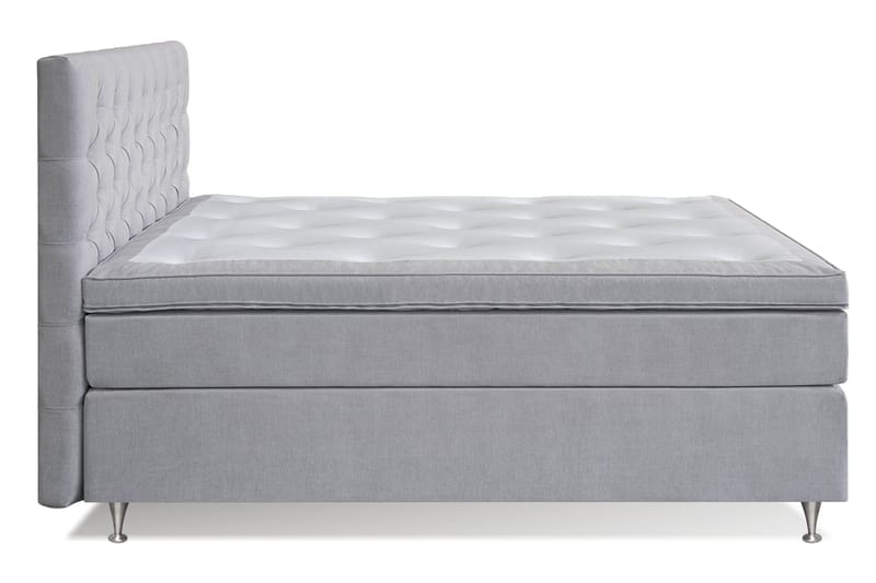Sängpaket Paraiso Kontinentalsäng Medium - 160x200 cm Ljusgrå (+Fler val) - Kontinentalsäng - Komplett sängpaket