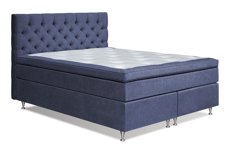 Sängpaket Paraiso Kontinentalsäng Fast/Medium - 160x200 cm Mörkblå (+Fler val) - Möbler - Säng - Kontinentalsäng