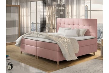 Sandham Kontinentalsäng 160x200 cm - Rosa - Möbler - Säng - Kontinentalsäng