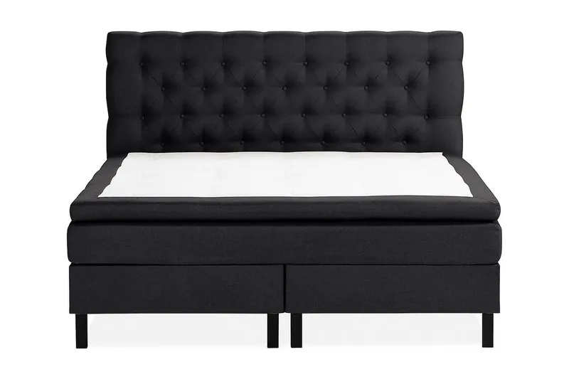 Scarlett Kontinentalsäng 180x200 Latexmadrass, Svart