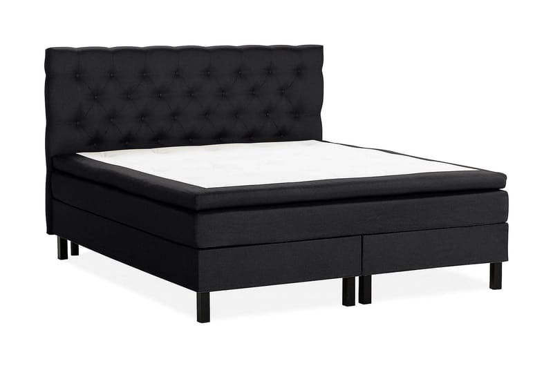 Scarlett Kontinentalsäng 180x200 Skummadrass - Svart - Möbler - Säng - Kontinentalsäng