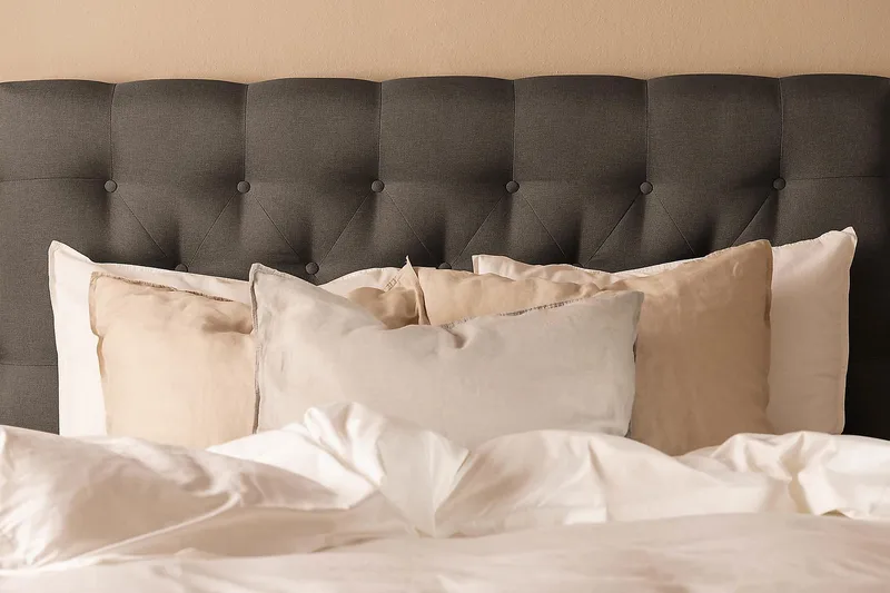 Scarlett Kontinentalsäng 90x200 Latexmadrass - Mörkgrå - Möbler - Säng - Kontinentalsäng