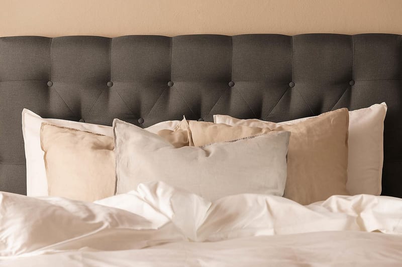 Scarlett Kontinentalsäng 90x200 Latexmadrass - Mörkgrå - Möbler - Säng - Kontinentalsäng