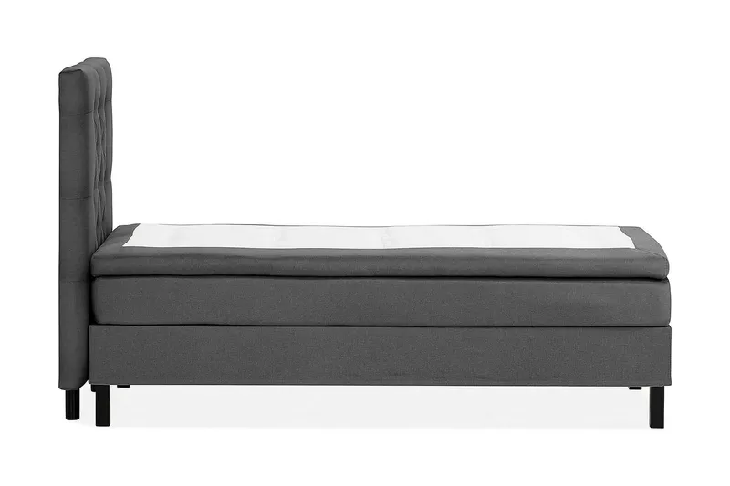 Scarlett Kontinentalsäng 90x200 Latexmadrass - Mörkgrå - Möbler - Säng - Kontinentalsäng