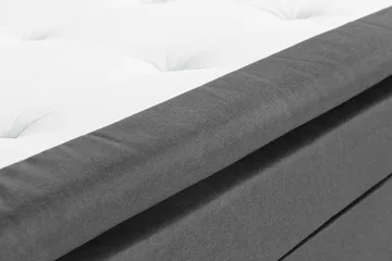 Scarlett S ängpaket 120x200 Skummadrass - Knappad gavel Mörkgrå - Möbler - Säng - Kontinentalsäng