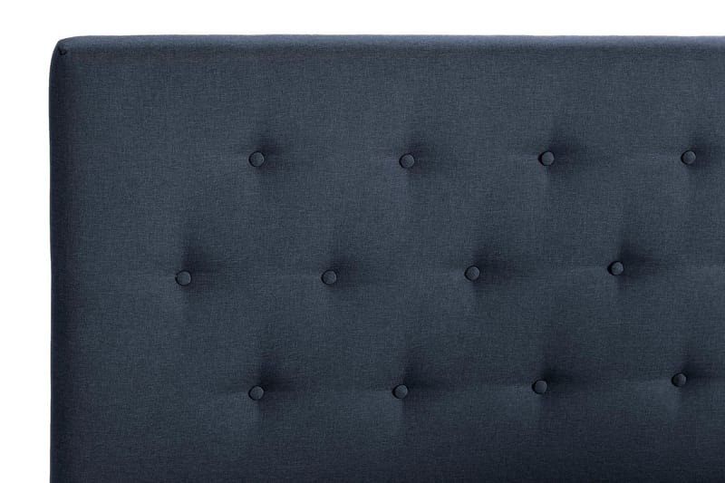 Scarlett Sängpaket 140x200 Latexmadrass - Knappad gavel Blå - Möbler - Säng - Kontinentalsäng